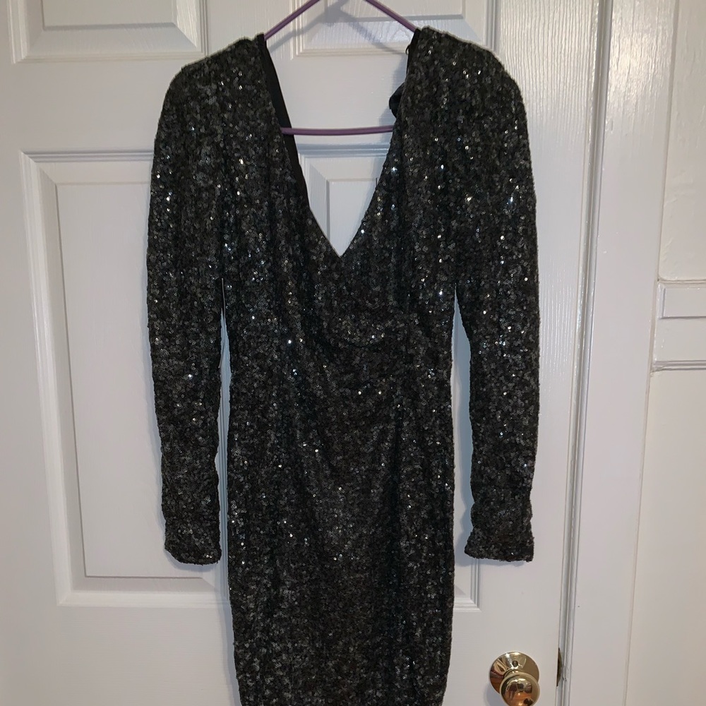 Mini sequence dress